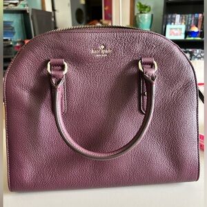 Kate Spade Plum Leather Bag